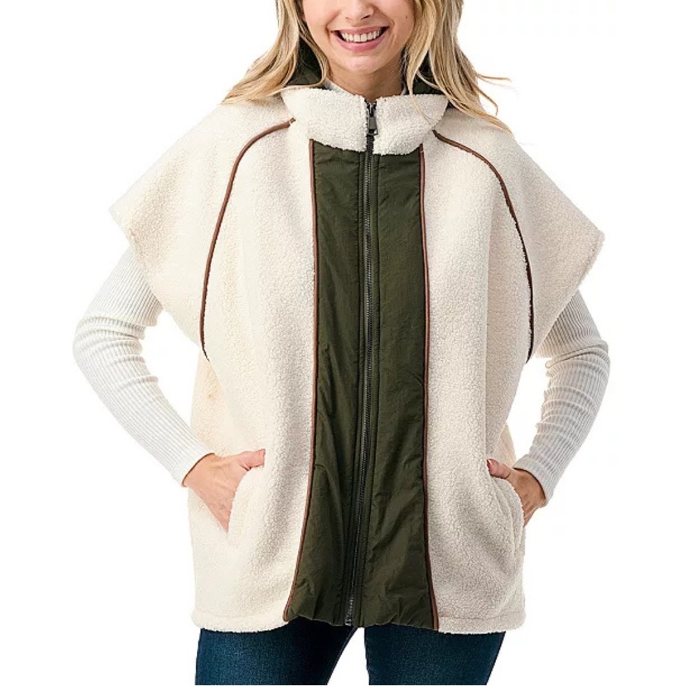 Marcus Adler Quilted Long Zipper Front Vest w/ Hood – NWT – MSRP $139 - Picture 3 of 3